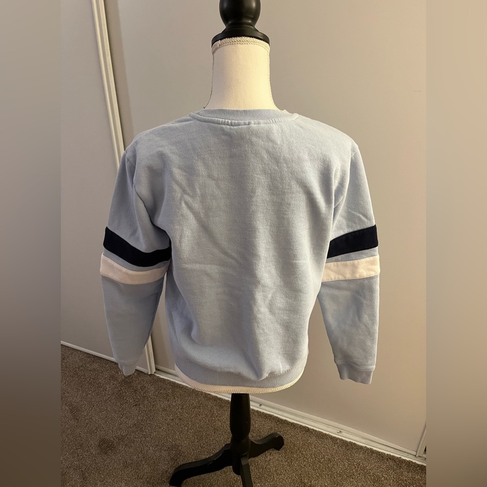 FILA women's light and navy blue crewneck size medium - Picture 4 of 8
